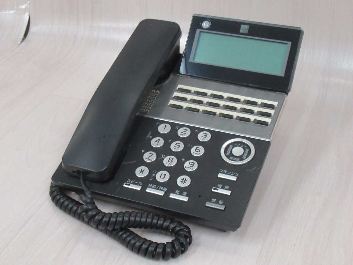 Ω ZZβ 13822# 保証有 SAXA【 TD810(K) 】20年製 サクサ 18ボタン標準電話機 動作OK 領収書発行可能・祝10000!取引突破!拍卖