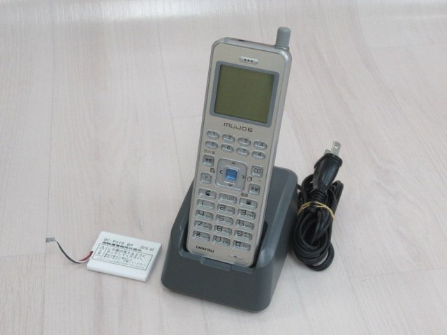 ΩYI 470 o 保証有 16年製 IWATSU 岩通 MUJO6 デジタルコードレス DC-PS10(S) 電池付 初期化済 ver.6.00 綺麗拍卖