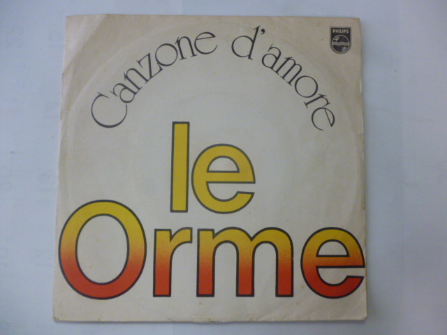 LP未収 ★イタリア盤シングル ★Le Orme レ・オルメ / Canzone D'Amore Finita Una Stagione 1976年 Italian Progressive Rock拍卖