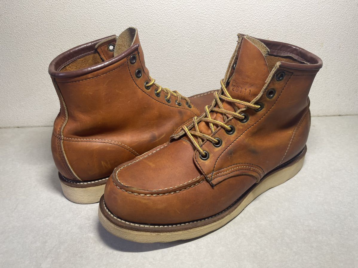 REDWING レッドウイング 98年製 サイド羽タグ/旧羽タグ オリジナル 875 アイリッシュセッター オロイジナル US8 1/2 E 美品 ヴィンテージ拍卖
