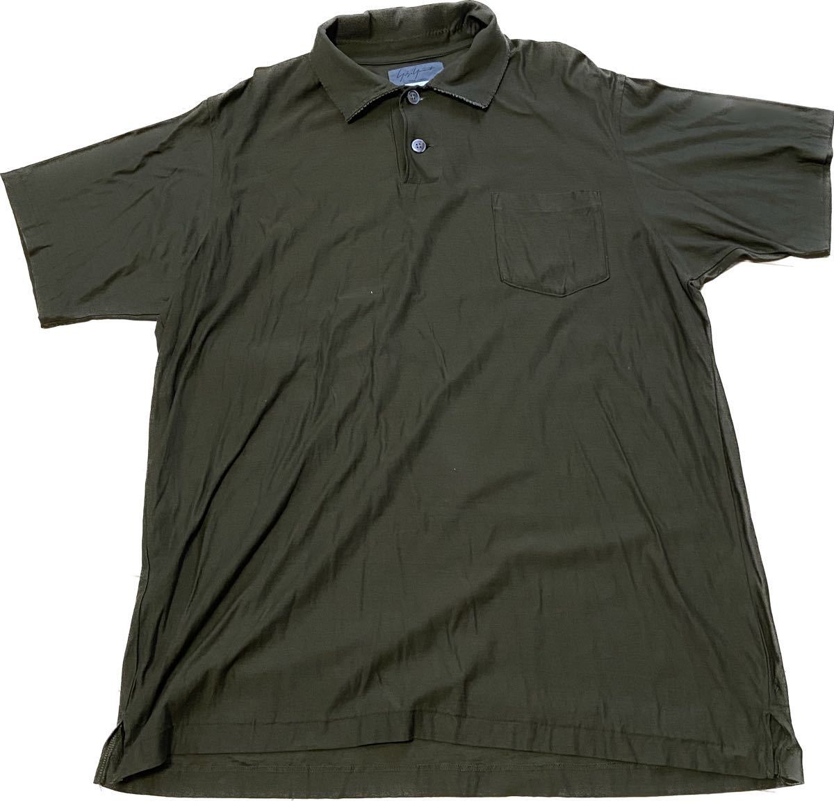 96SS Yohji Yamamoto POUR HOMME 花と少年 シャツ カットソー 1996ss ヨウジヤマモト プールオム vintage メンズ サイズM カーキ拍卖