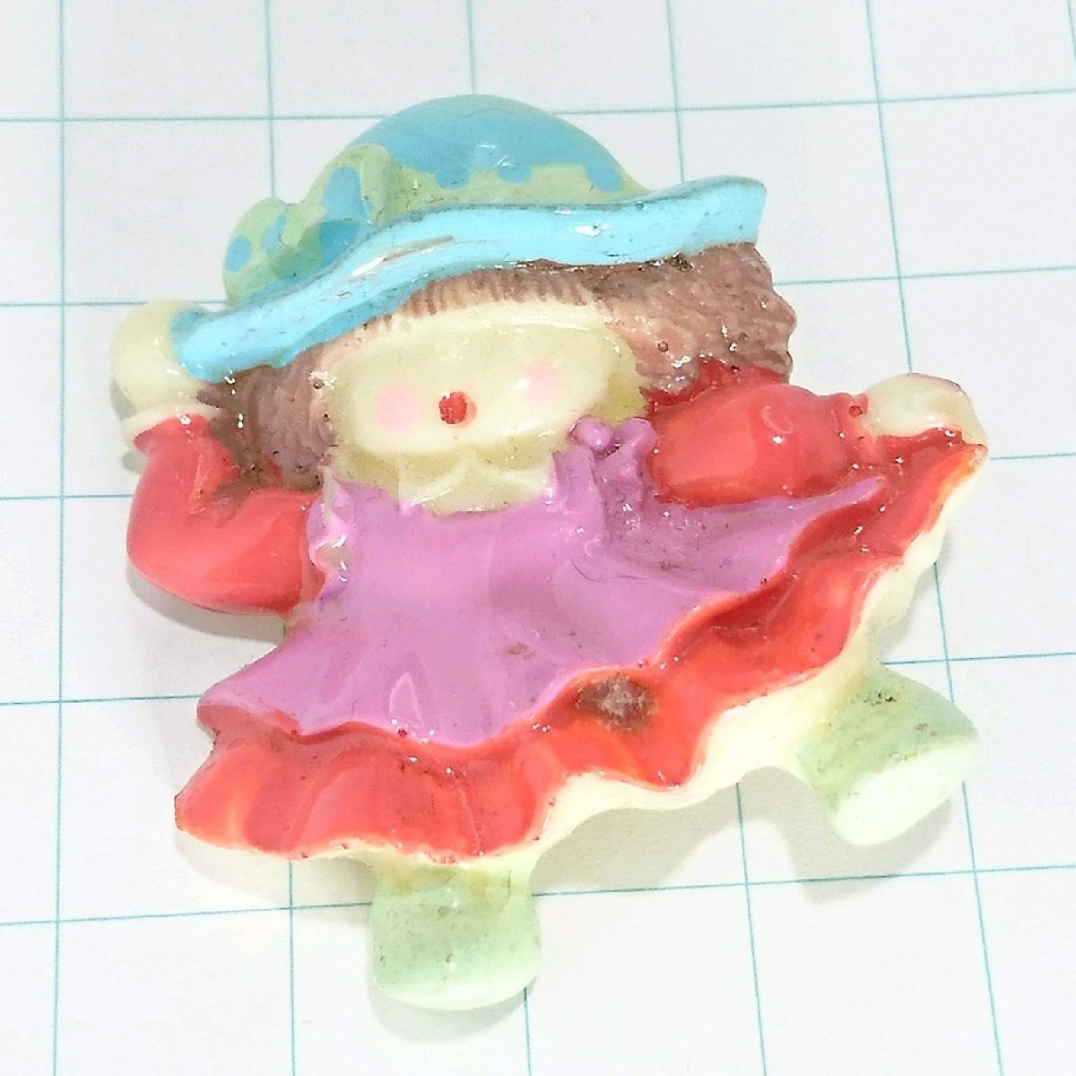 送料無料)ビンテージ☆小さな女の子 女児☆アンティークブローチ A17754拍卖