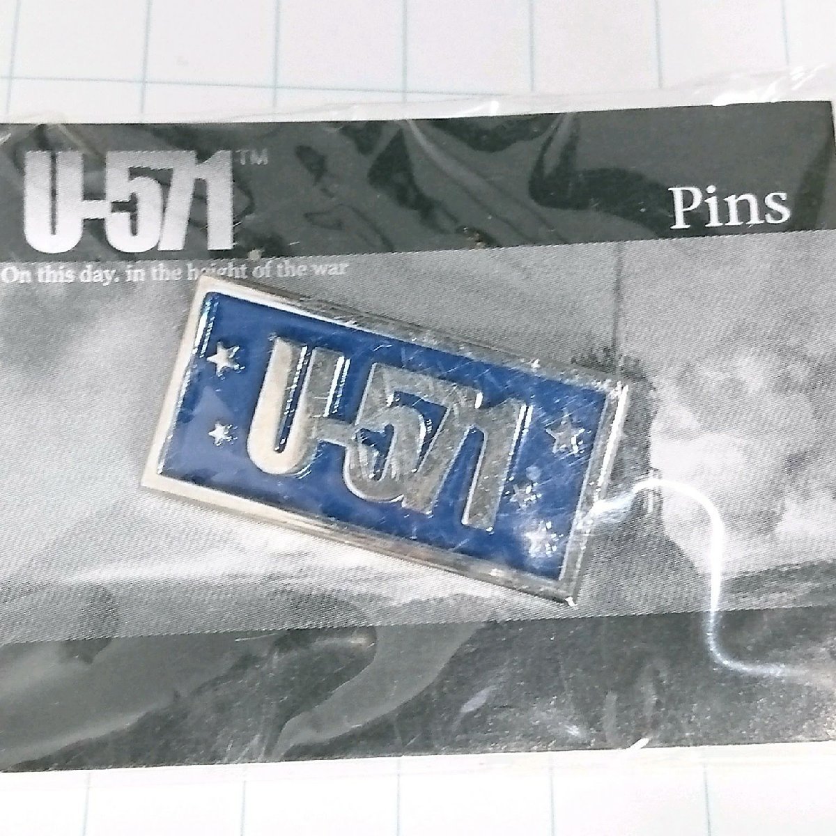 送料無料)未開封 映画 U-571 記念 ピンバッジ PINS ピンズ A17833拍卖
