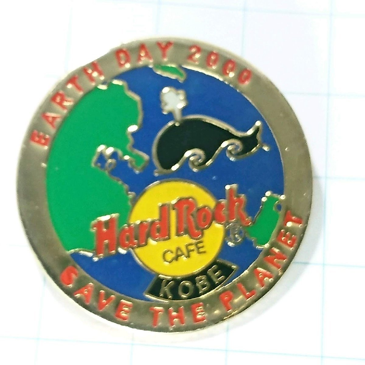 送料無料)Hard Rock Cafe アースデイ クジラ ハードロックカフェ PINS ブローチ ピンズ A13934拍卖