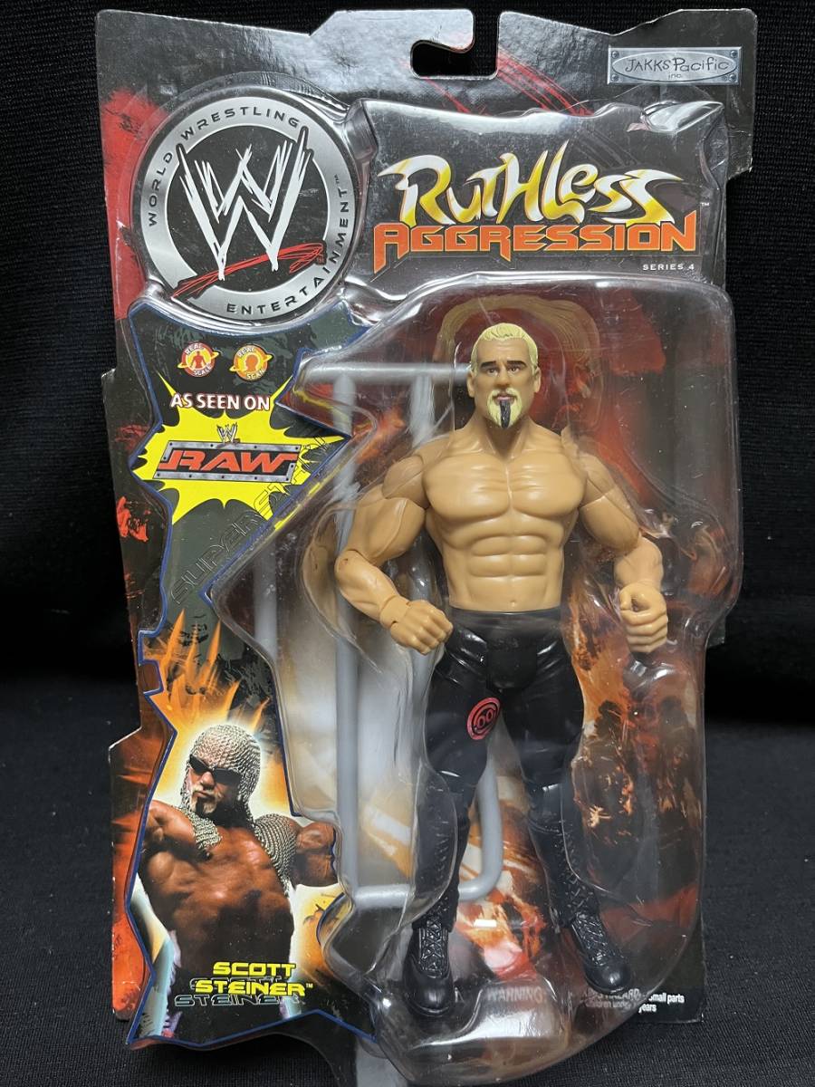 JAKKS:WWE BEST OF RUTHLESS AGGRESSION 4 スコット・スタイナー (未開封品)拍卖
