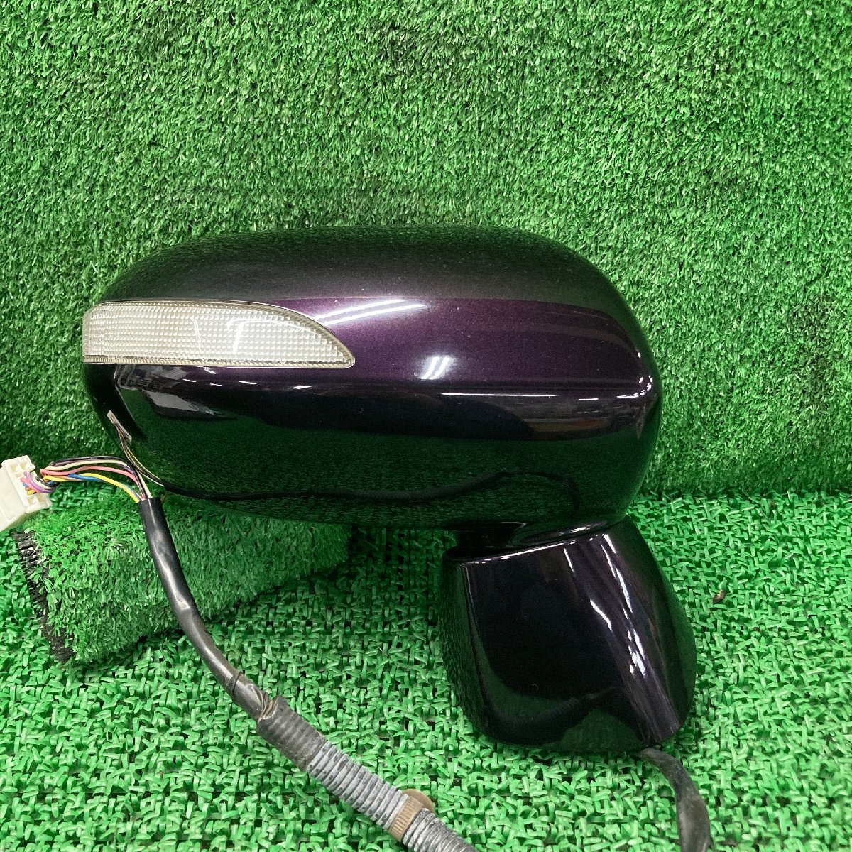 ♪♪最終値下げ!! フィット 1.3A GD1 右 ドアミラー サイドミラー カプラ1ヶ7P カラー RP37P LED点灯・作動確認済(W5523)♪♪拍卖