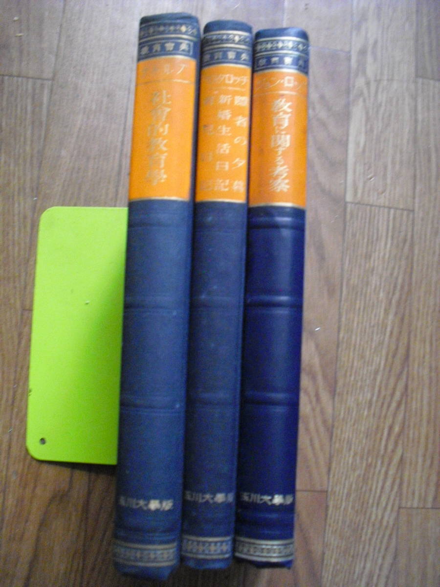 世界教育宝典全集 ペスタロッチ・ジョン ロック・ナトルプ 3冊セット 玉川大学版拍卖