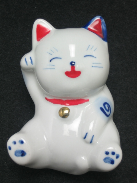 ◎●招き猫   焼き物  置物   ねこ ネコ NO.3-6拍卖