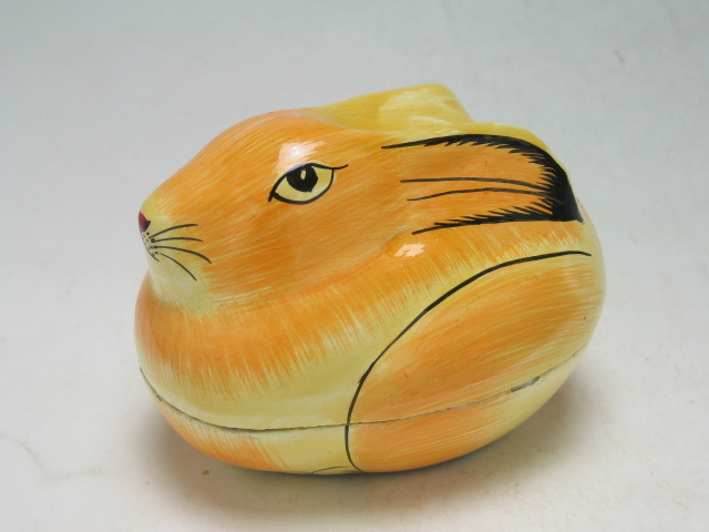 ◎●うさぎ ウサギ  ペーパーマッシュ 小物入れ NO.124-7 兎 兔拍卖