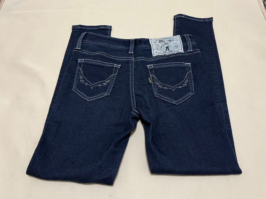 ロデオクラウンズ ワイドボウル スキニージャージデニム(ジーンズ) NO.4208ST31-0690 インディゴブルー スパッツ Sサイズ拍卖