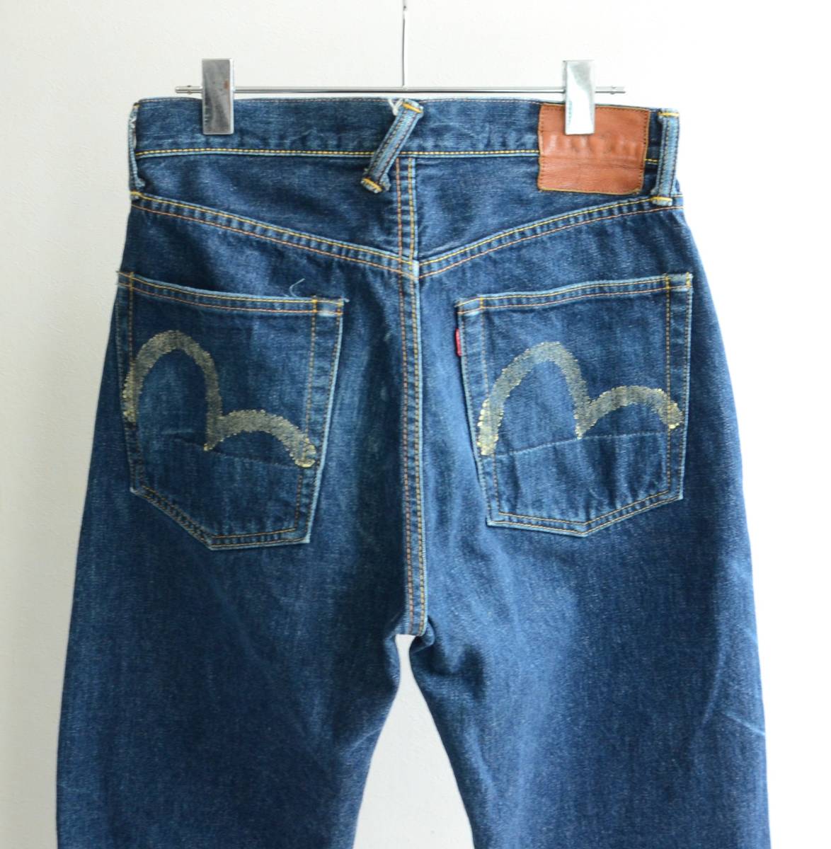 EVIS エヴィス デニムパンツ Lot 2001 白 カモメ 日本製 W30 セルビッチ拍卖