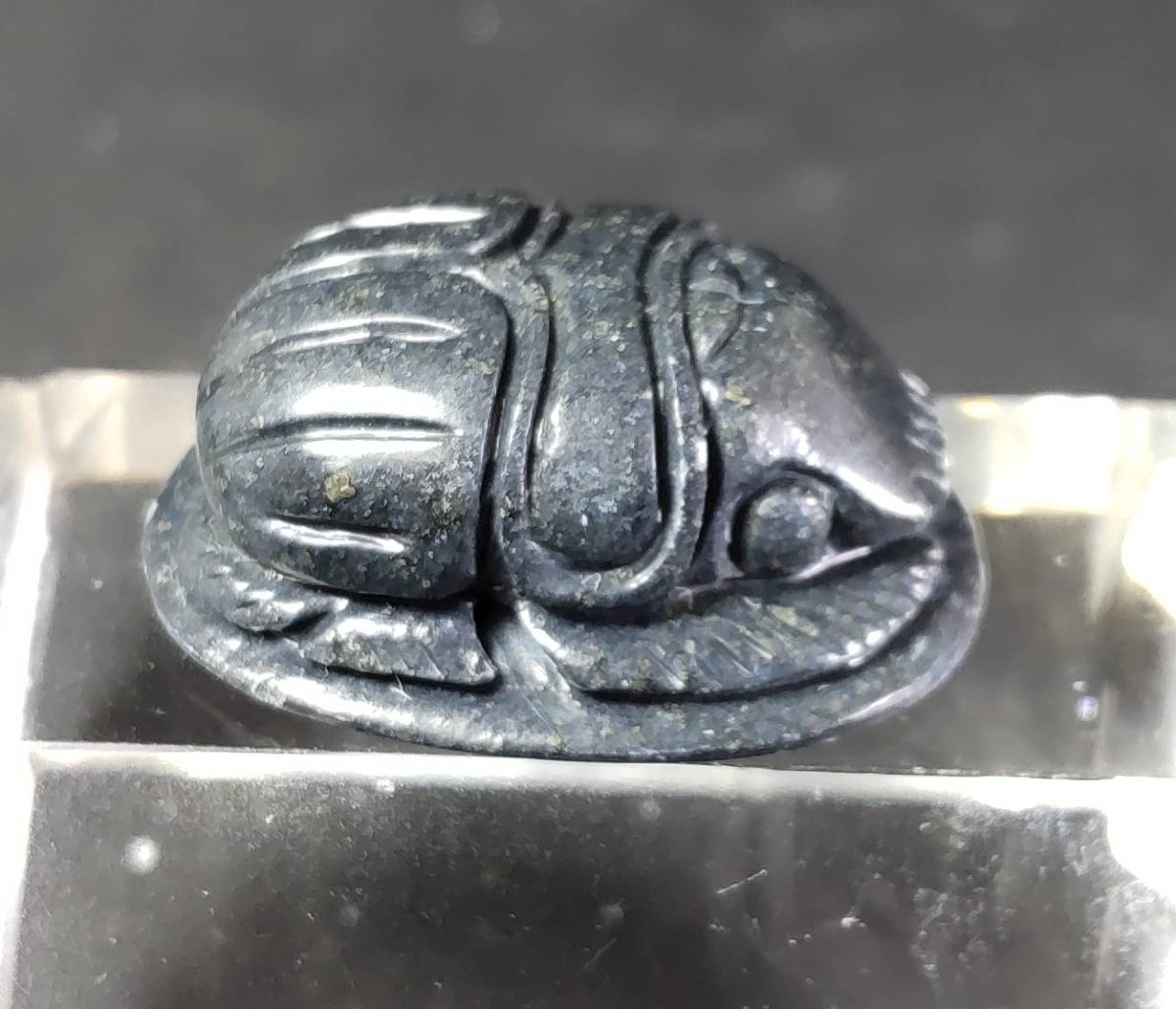 神居古潭のスカラベ(穴有り) 産地 北海道拍卖