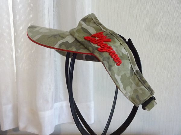 (Kiss in the green)男女兼用 サンバイザー サイズ56cm〜58cm キャップ 迷彩柄 帽子 コットン帽拍卖