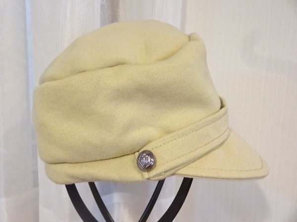 〓ANTIQULOTHES〓キッズ帽子 女の子 キャスケット ワークキャップ ベージュ色 サイズ56cm キャップ 帽子拍卖