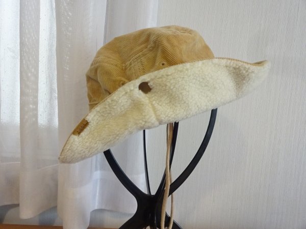 〓BeBe〓ベベ キッズ帽子 男の子 ベージュ色 サハリハット サイズ52cm キャップ 帽子 紐付 日本製拍卖