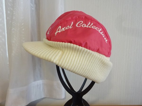〓AXEL〓レディース・ガールズ ピンク色 ウィンターキャップ サイズ56cm〜58cm キャップ 帽子 コレクション拍卖