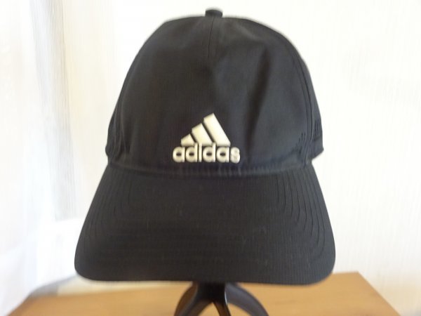 ⊥ADIDAS⊥アディダス 男女兼用 キッズ帽子 黒色 アウトドアキャップ サイズ54cm〜57cm キャップ 帽子拍卖