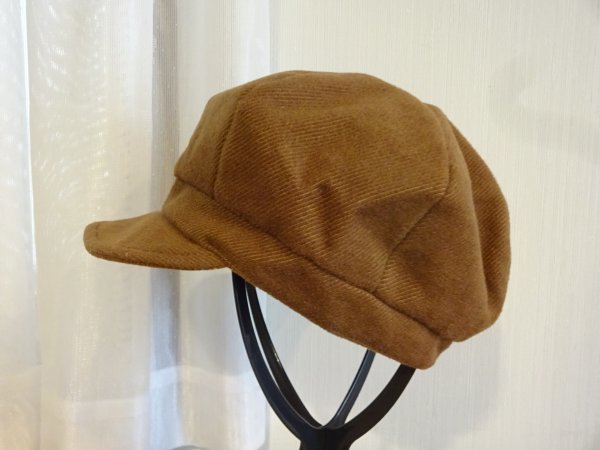 ・JFG・レディース・ガールズ ブラウン色 キャスケット サイズ57・5cm キャップ 帽子 スタイル帽子拍卖