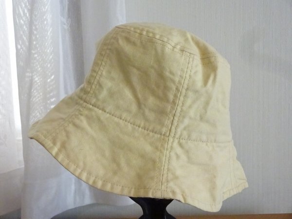 ⊆ ユニー ⊆ キッズ帽子 男女兼用 ベージュ色 バケットハット サイズ56cm キャップ 帽子 スタイルハット拍卖