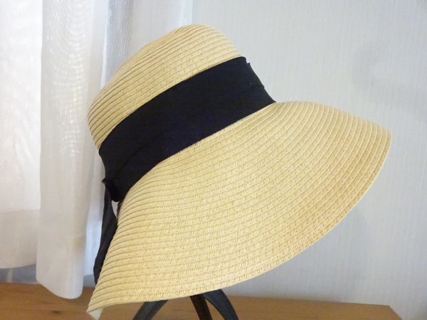 ÷CLOSSHI÷ レディース・婦人用 つば広ハット ペーパーハット サイズ57cm〜59cm キャップ 帽子拍卖