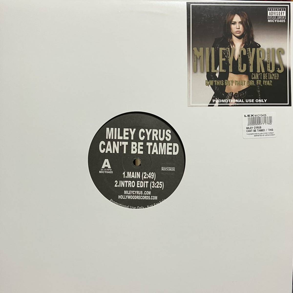 【激レア】MILEY CYRUS / CAN'T BE TAMED THIS BOY THAT GIRL ft. IYAZ PARTY IN THE USA CAHILL REMIX拍卖