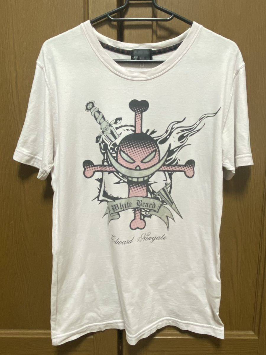 【USED】THE SHOP TK MIXPICE 半袖 メンズ Tシャツ サイズ1 ピンク ONE PIECE エドワード・ニューゲート 白ひげ タケオキクチ ワンピース拍卖