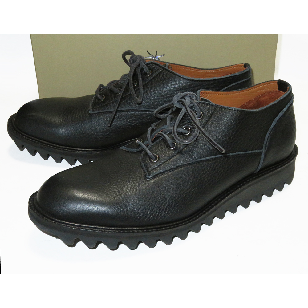 Tomo&Co SOFTY WORKS SHOES 27 展示B品 定価41,800円 ビブラム シャークソール レザー ワークシューズ トモアンドシーオー拍卖