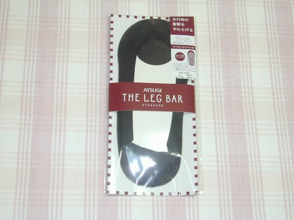 アツギ*THE LEG BAR フットカバー/ブラック/23-25㎝/新品/送料込拍卖