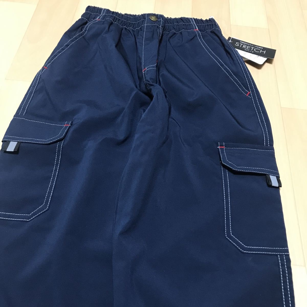 新品 140サイズ 未使用品 パンツ ズボン 長ズボン 紺色拍卖