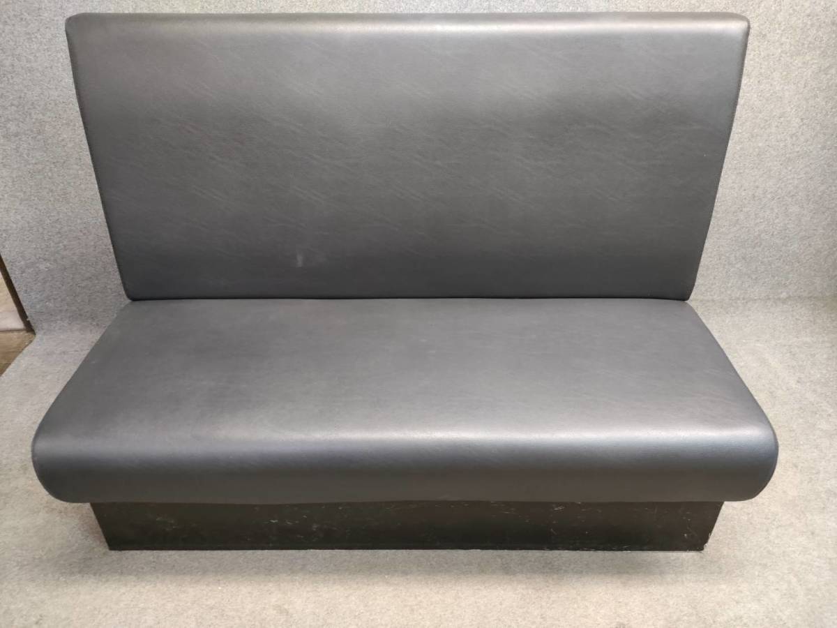 黒ソファー 幅 130cm 高さ 100cm 奥行 60cm ※在庫14拍卖