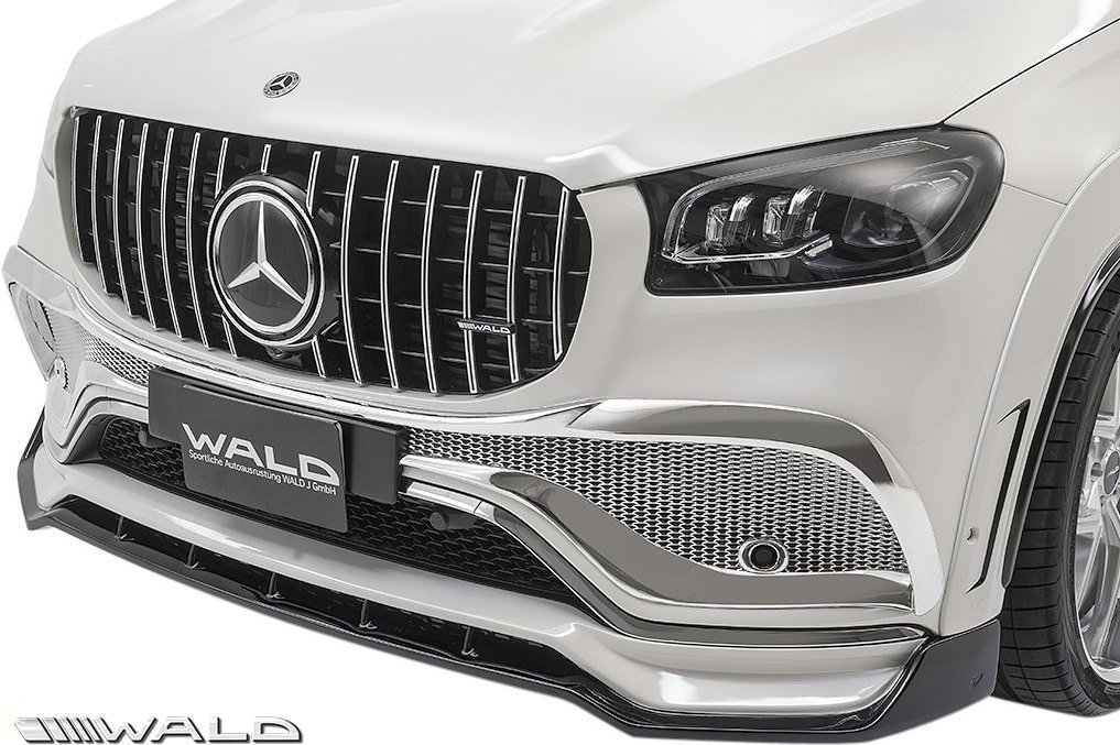 【M’s】 X167 ベンツ GLSクラス 400d AMGライン用 (2020y-) WALD BLACK BISON フロントスポイラー FRP ヴァルド バルド エアロ パーツ拍卖
