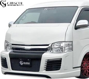 【M’s】 200 ハイエース 3型 ワイドミドル GIBSON GRAFAM Duo フロントバンパースポイラー グラファム デュオ エアロ パーツ カスタム拍卖