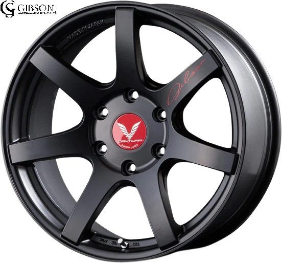 【M’s】 200ハイエース1型 2型 3型 4型 5型 6型 7型 GIBSON CAMYURA 16インチ 1Pホイール 4本 マットブラック 黒 パーツ 部品 カミュラ拍卖