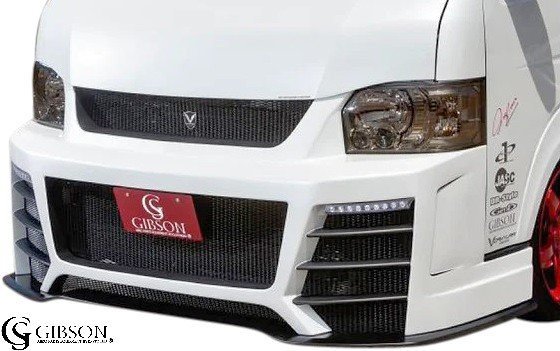 【M’s】 200ハイエース 4型 5型 6型 7型 ワイド (2013.11-) GIBSON GRAFAM Gren カーボン GTアンダーリップ (単品) ギブソン グラファム拍卖