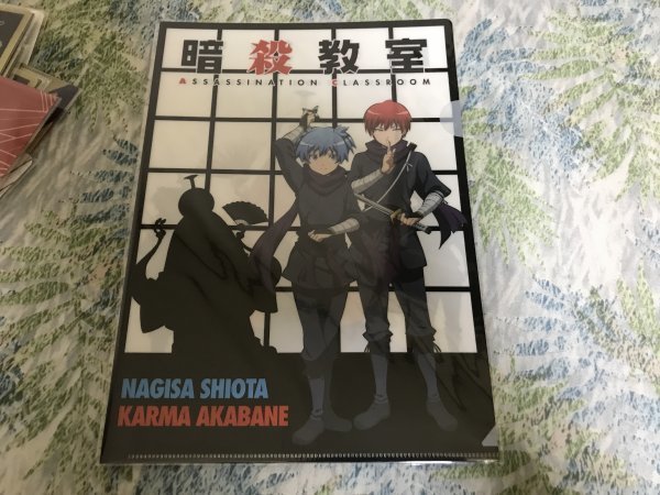 212クリアファイル 暗殺教室 忍者 赤羽業 潮田渚拍卖