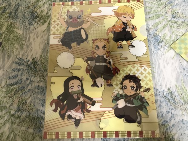 212クリアファイル 鬼滅の刃 SEGAキャンペーン特典 和楽器ver. 炭治郎 禰豆子 善逸 伊之助 煉獄杏寿郎拍卖