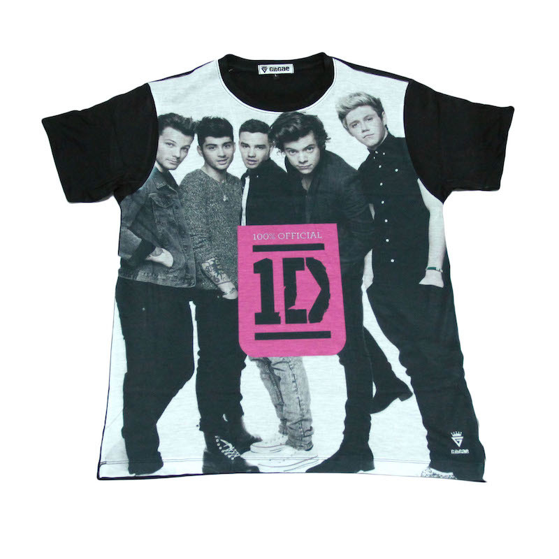 ワンダイレクション かっこいい おしゃれ ストリート系 デザインTシャツ おもしろTシャツ メンズ 半袖★M375L拍卖