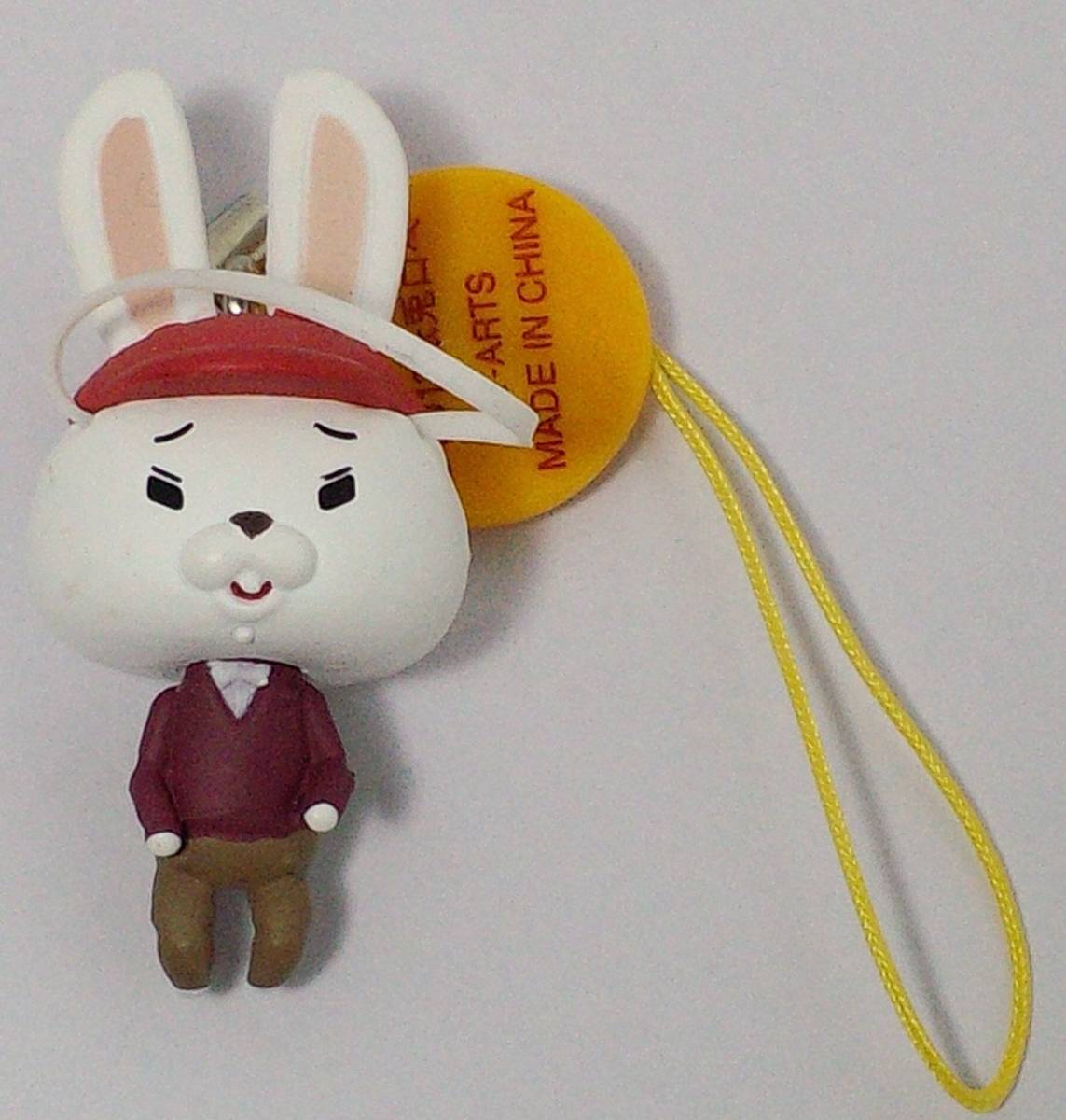 ロペ 赤白帽 紙兎ロペ マスコットストラップ 郵送無料拍卖