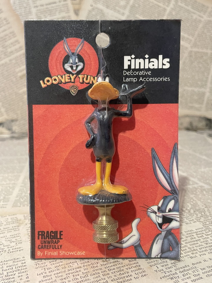☆1990年代/ダフィーダック/装飾フィギュア/ルーニーテューンズ/即決ビンテージUSA/Daffy Duck/Finials(90s/MOC) LT-021拍卖