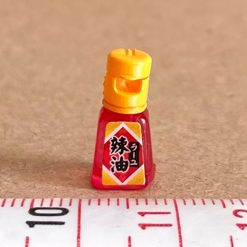 ラー油 ミニチュア品 リーメント 夕やけ食堂 ぷちサンプル拍卖