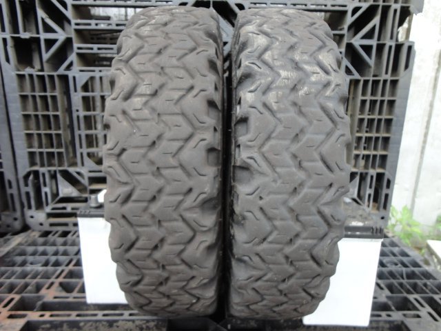 ●4829 フォークリフト 冬 DUNLOP POWER SNOW 6.50-10 12PR 2本 2022年製拍卖