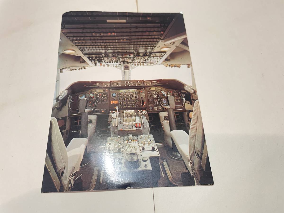 エアライン JAL 日本航空 ポストカード ボーイング747 操縦室拍卖