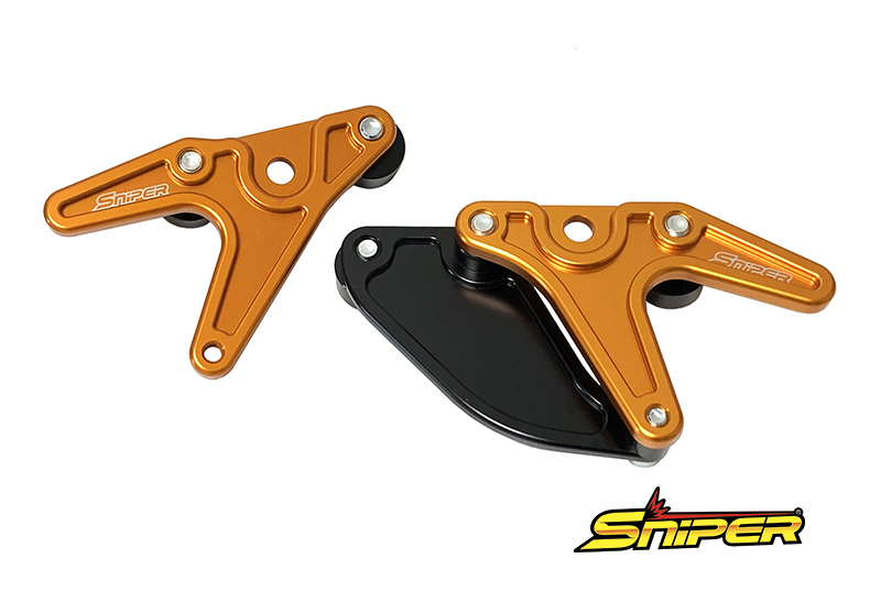 ZX-25R ZX-4R Z650RS NINJA650 Z650 レーシングスタンドフック 金 スプロケットガード付 タイプC SNIPER スナイパー SP0099GD拍卖