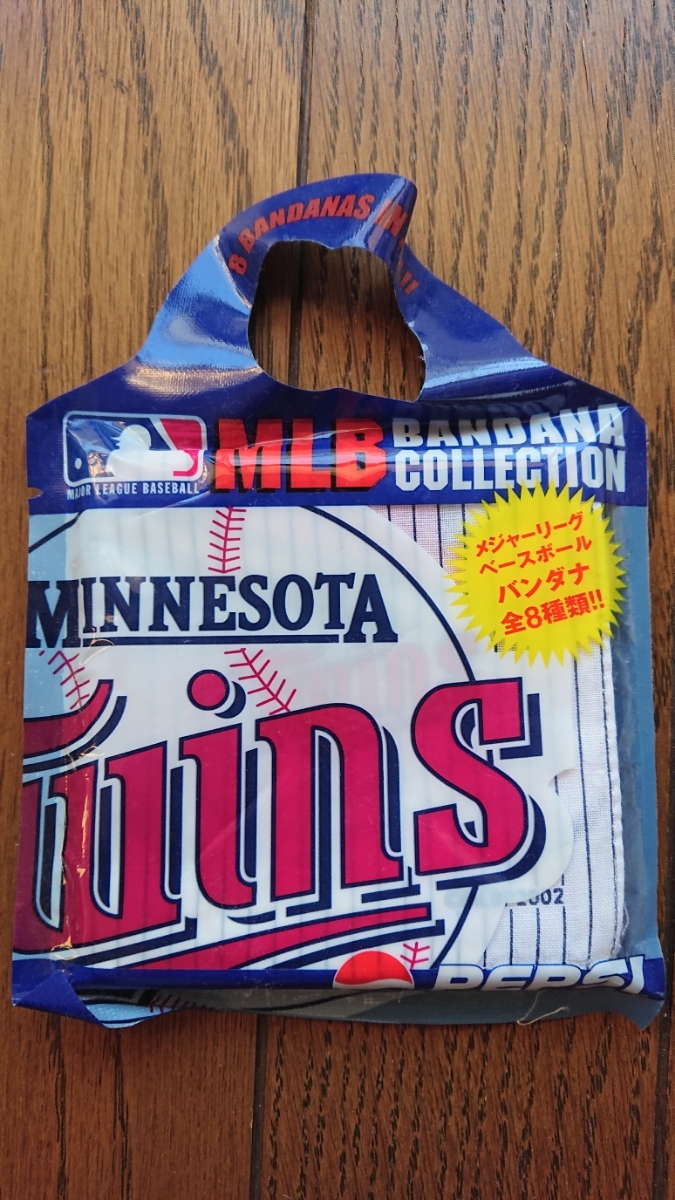 ★非売品 新品 pepsi ペプシ メジャーリーグ ベースボール MLB バンダナ コレクション ミネソタ・ツインズ Minnesota Twins拍卖