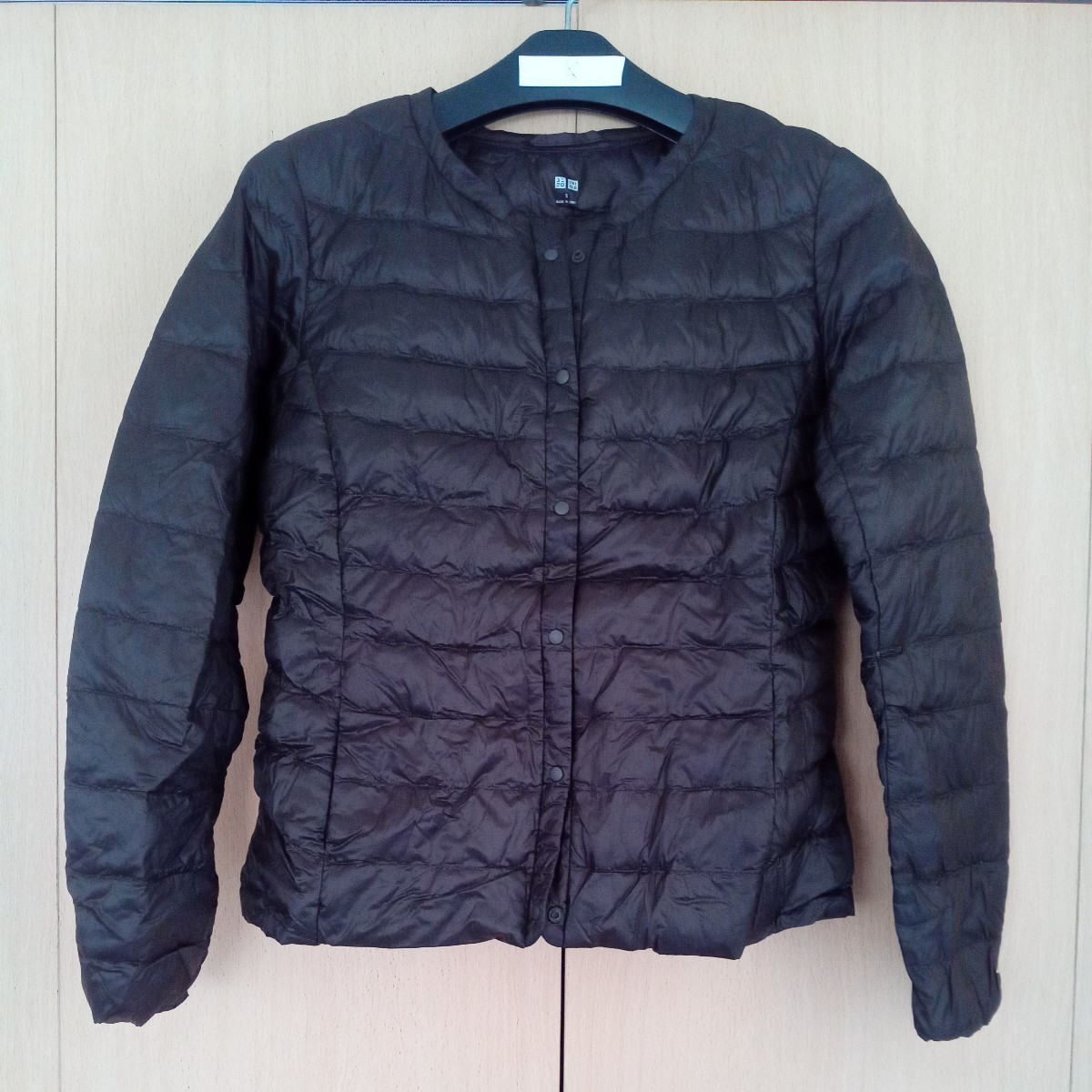 ユニクロ ウルトラライトダウンジャケット レディース S ブラウン拍卖