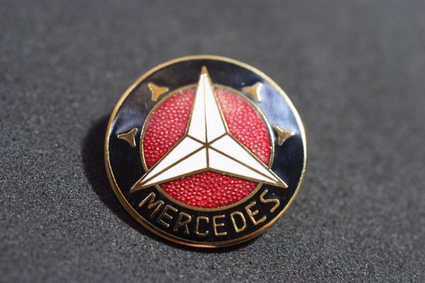 ★ Mercedes ピンバッジ クラシックエンブレム W24mm ocitye benz メルセデスベンツ aクラスbクラスcクラスeクラスsクラスgクラスsl拍卖