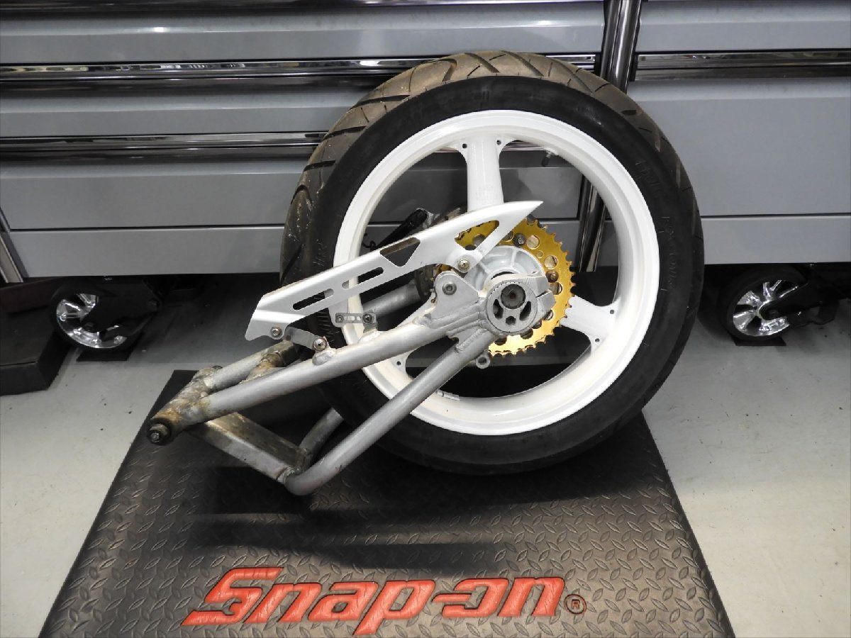 ●ゼファー400★ZRXリア足回り流用 スイングアーム ホイール★ZR400C-053 カワサキ★検) ZXR ZRX 5R063058拍卖