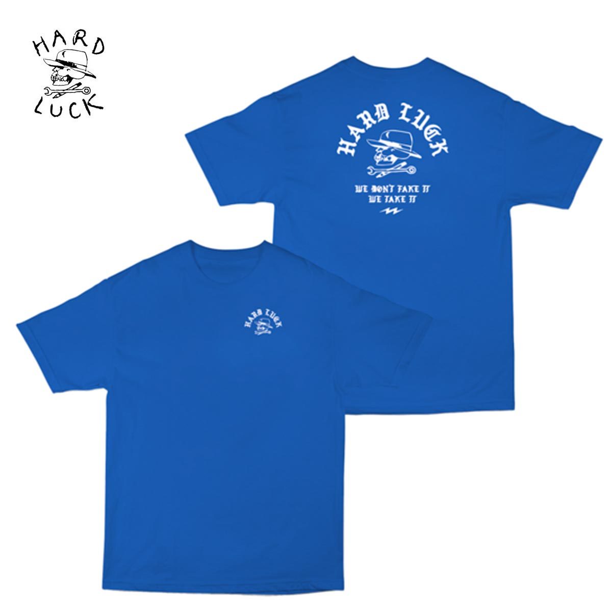 HARD LUCK(ハードラック)TAKE IT S/S TEE ブルー S拍卖