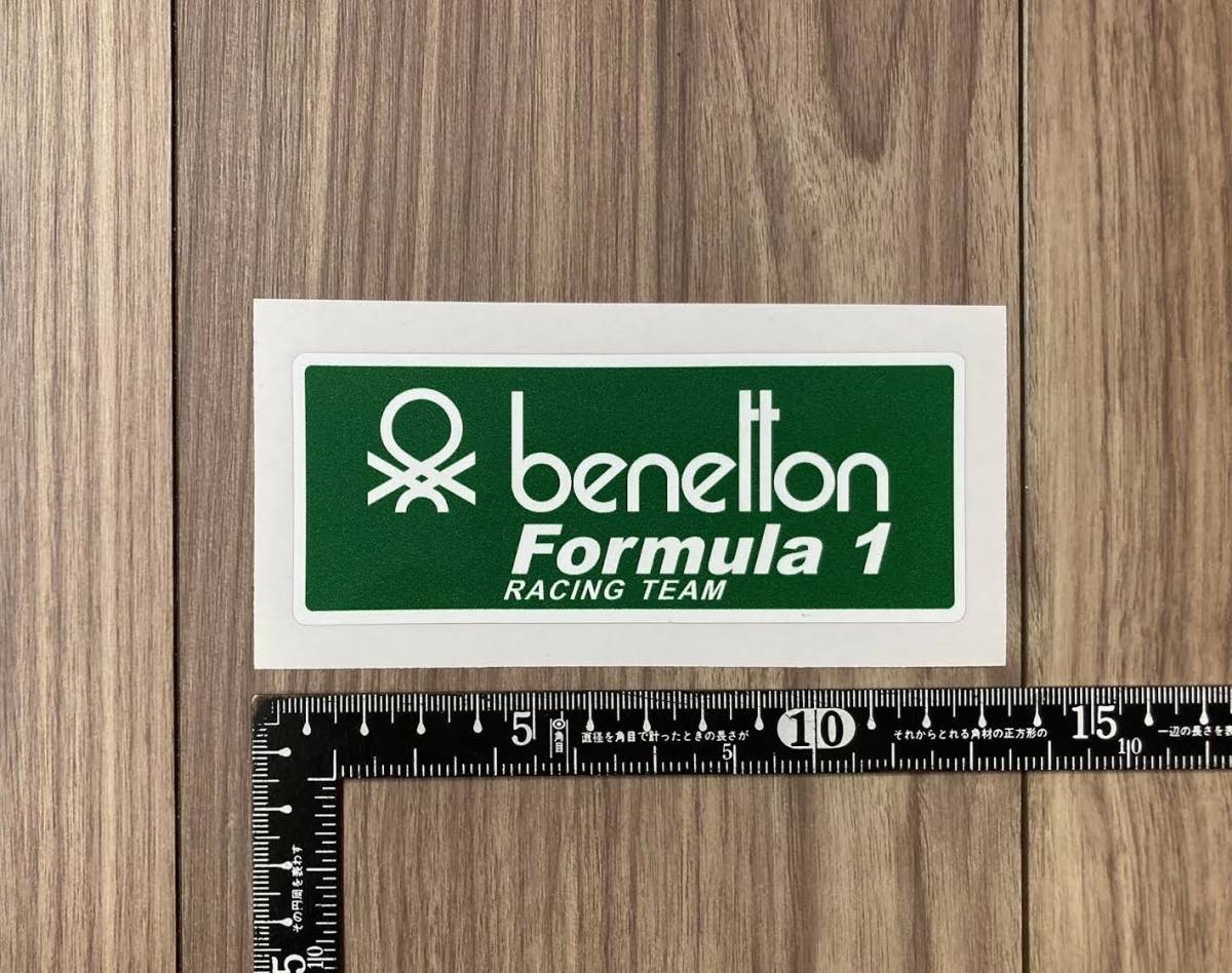 ★送料無料★BENETTON Formula 1 ベネトン ステッカー デカール グリーン拍卖