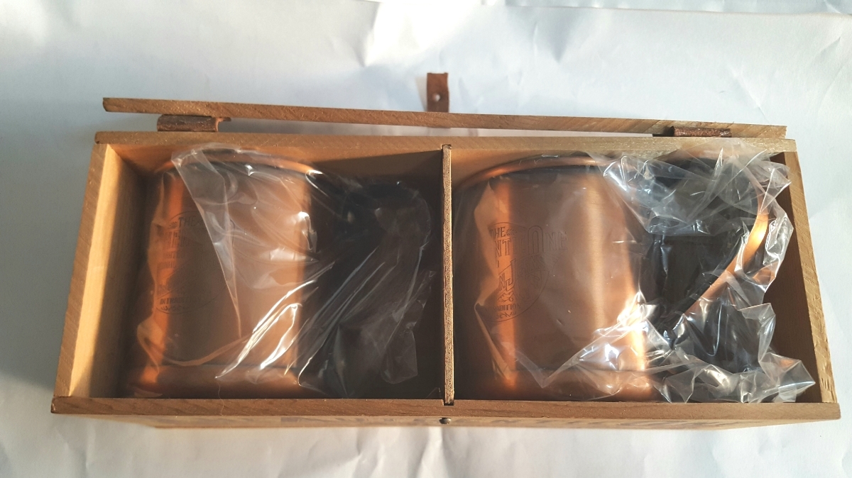 非売品 当選品 THE AUTHENTIC ONE BIC JOHN JEANS mug cup copper 新品 正規品 ビッグジョン ジーンズ 銅 マグカップ カップ 木箱 入り拍卖